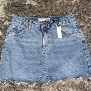 TopShop Moto Jean skirt
